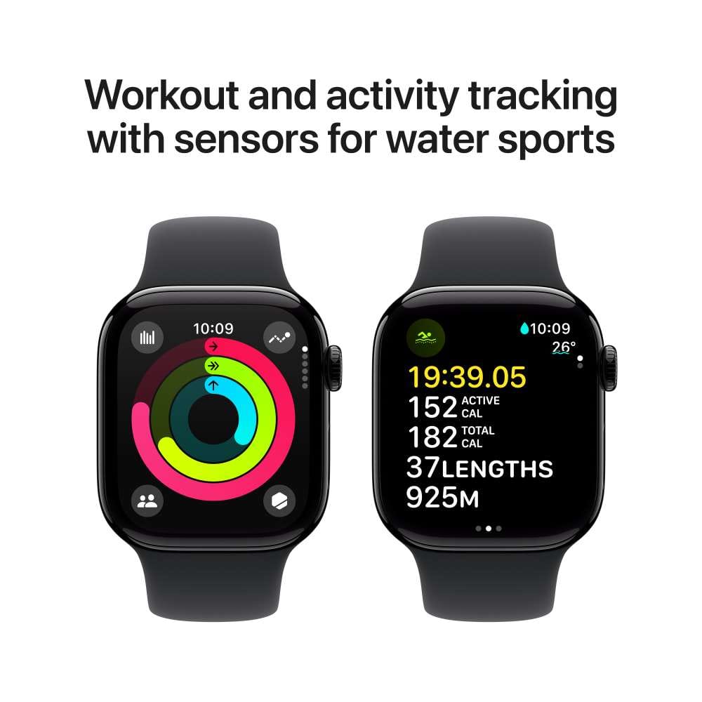 Buy Apple Watch Series 10 GPS + Cellular 42mm Jet Black Aluminium