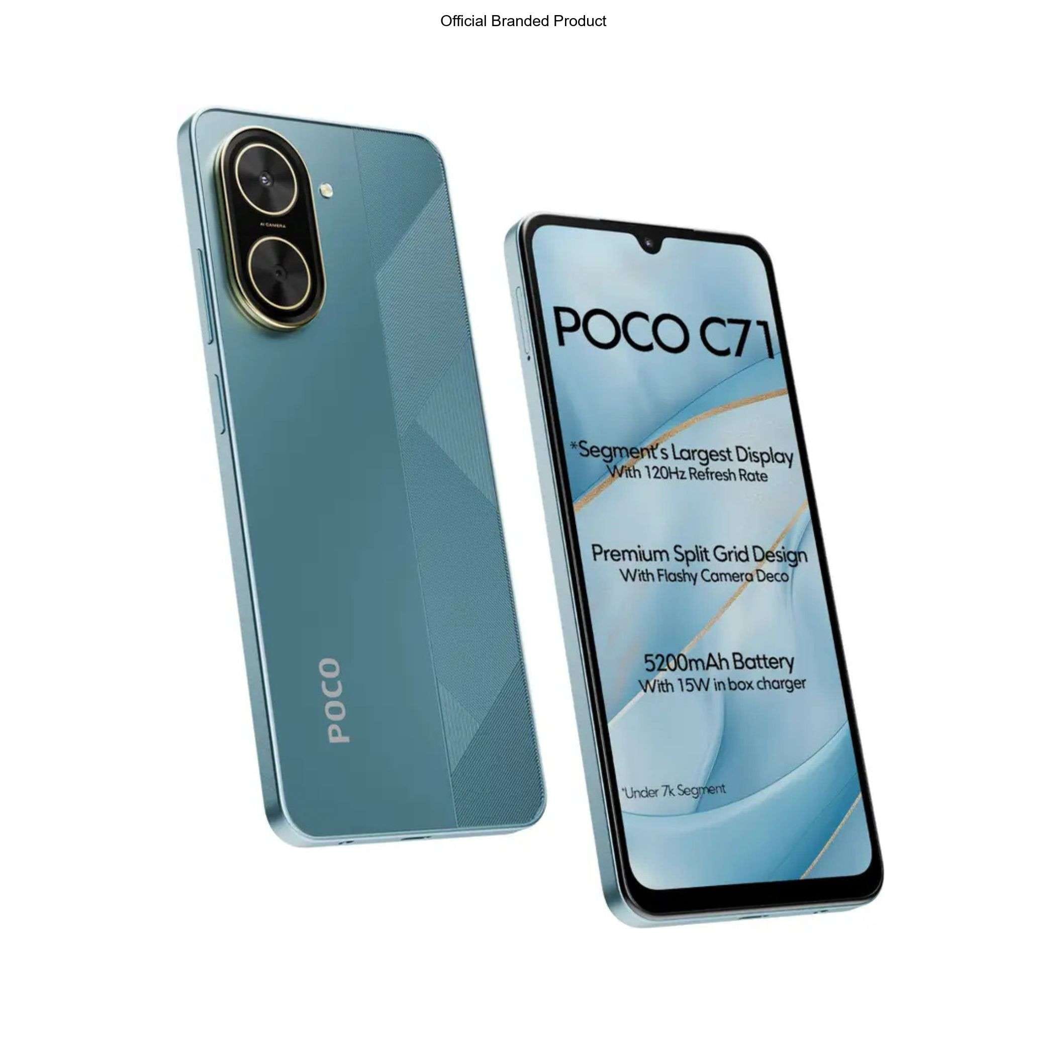 Buy POCO C71 6GB 128GB Cool Blue 6GB 128GB Online | Sangeetha Mobiles